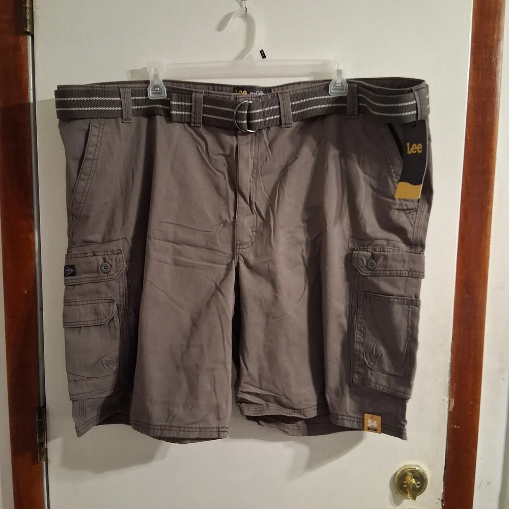 NWT‎ Big Mens Gorpcore Lee Vapor Cargo Shorts 54